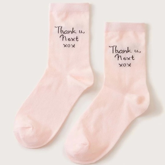 Ariana Grande Accessories - Thank you next socks